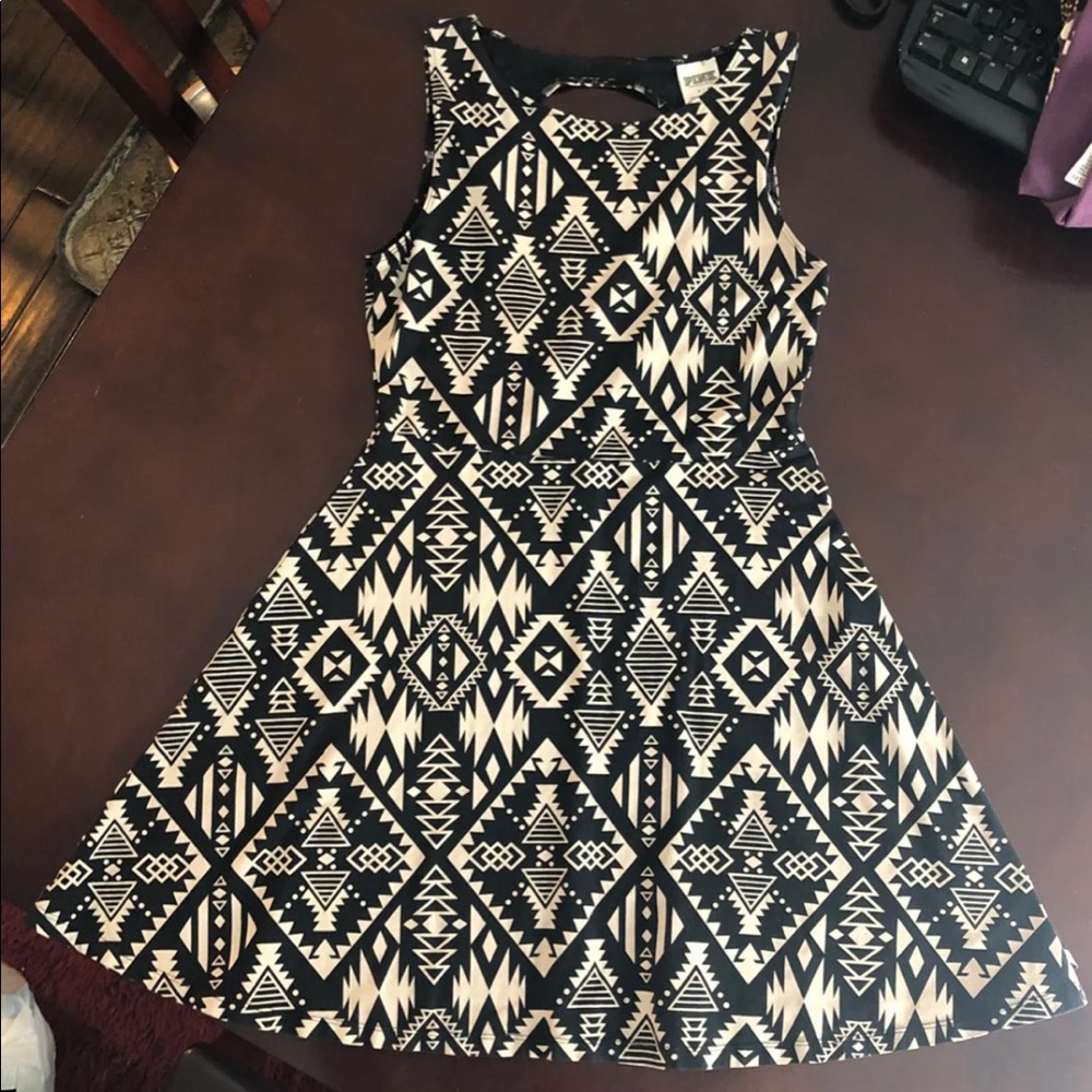 PINK Aztec design Dress